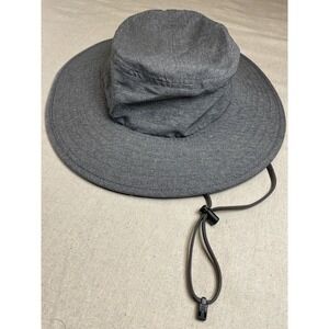 Solar Escape Bucket Grey One Size Adjustable Sun Wide Brim Hat